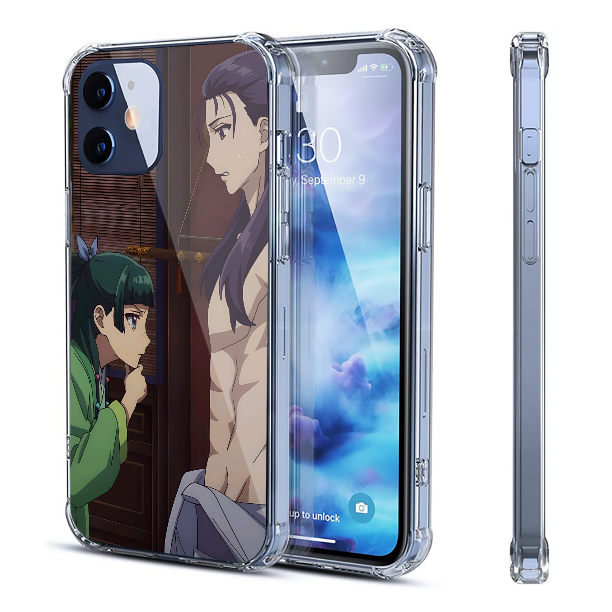 （画像用） 薬屋のひとりごと The Apothecary Diaries 【iPhone 12シリーズ対応】透明スマホケース（クリアソフトケース）